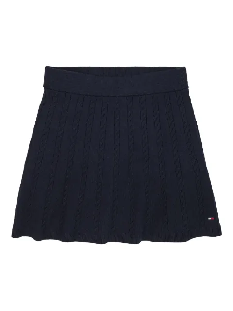 Tommy Hilfiger Junior falda en tejido de ochos