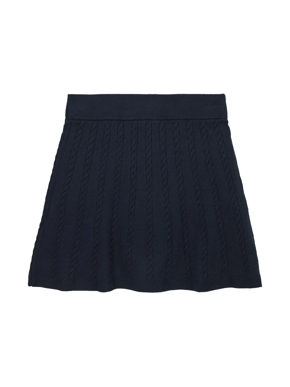 Tommy Hilfiger Junior cable knit skirt - Blauw