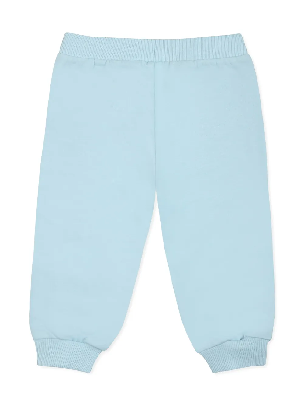 Moschino Kids Trainingsbroek met logoprint Blauw
