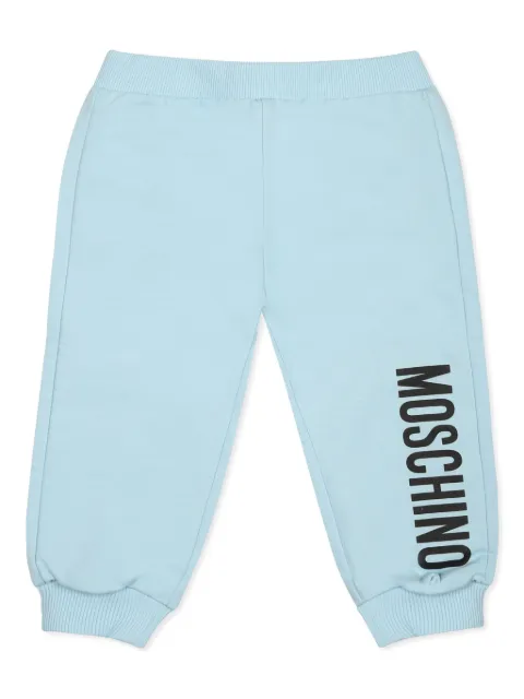 Moschino Kids بنطال رياضي بطبعة شعار الماركة