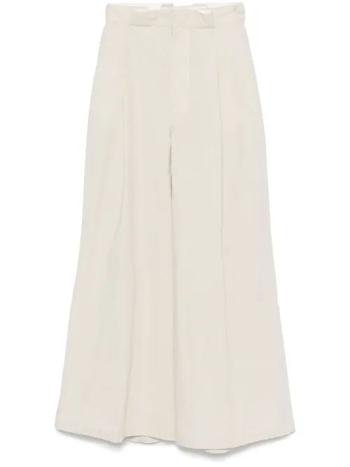 Pantalon à détail plissé - Maison Margiela - Modalova