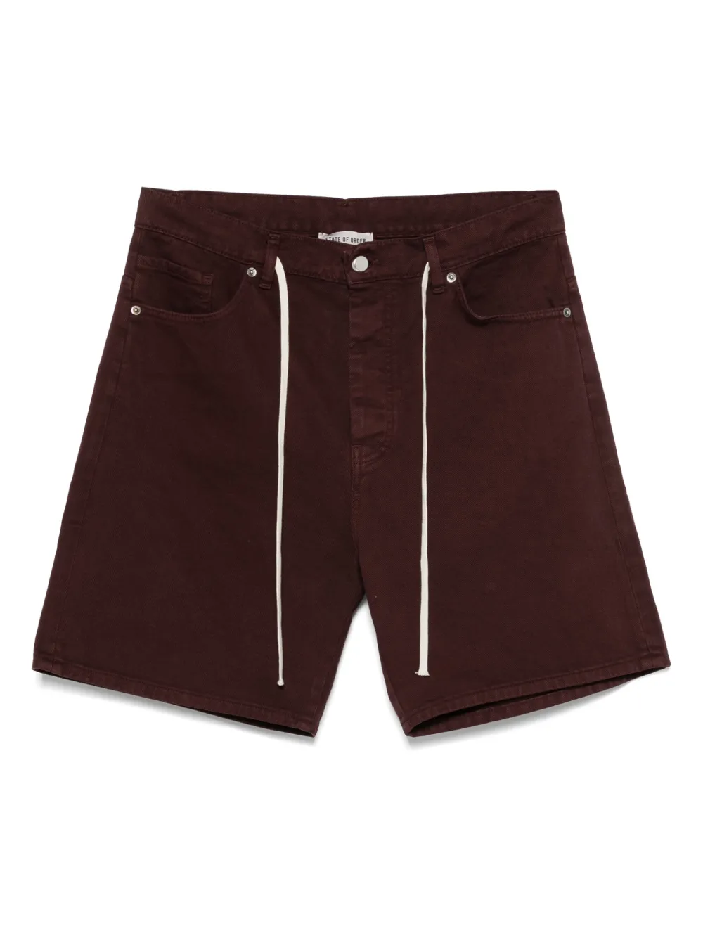 STATE OF ORDER denim shorts | Red | Image 1