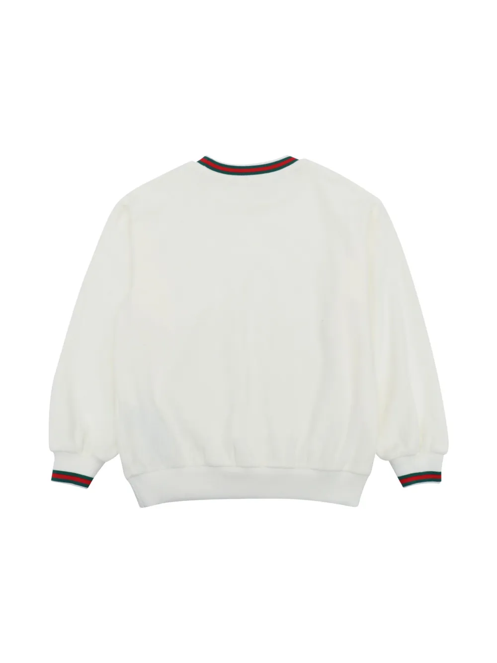 Gucci Kids Sweater met Web-print Wit