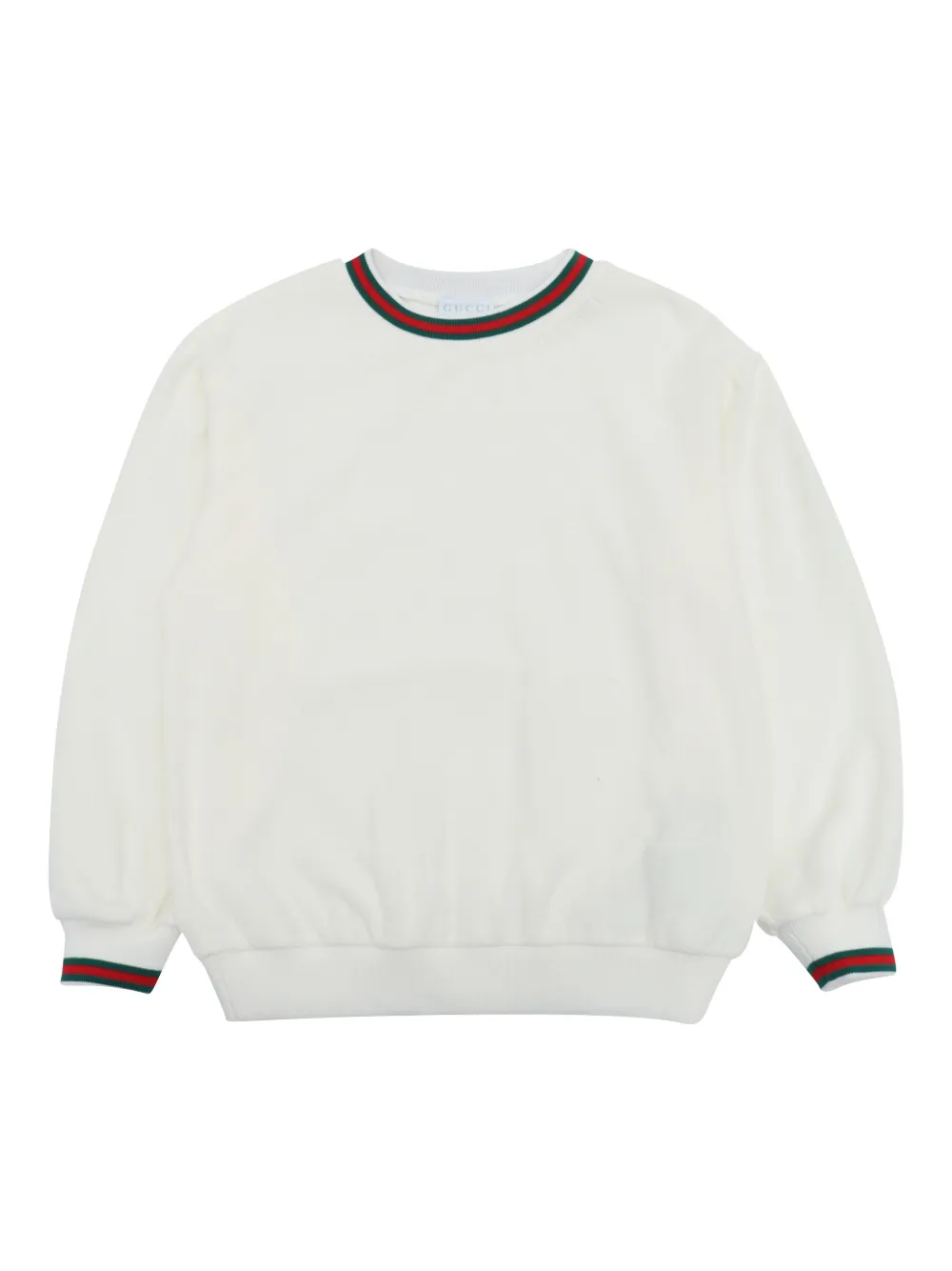 Gucci Kids Sweater met Web-print Wit