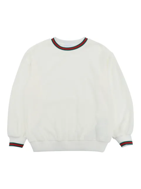 Gucci Kids Web-stripe sweatshirt