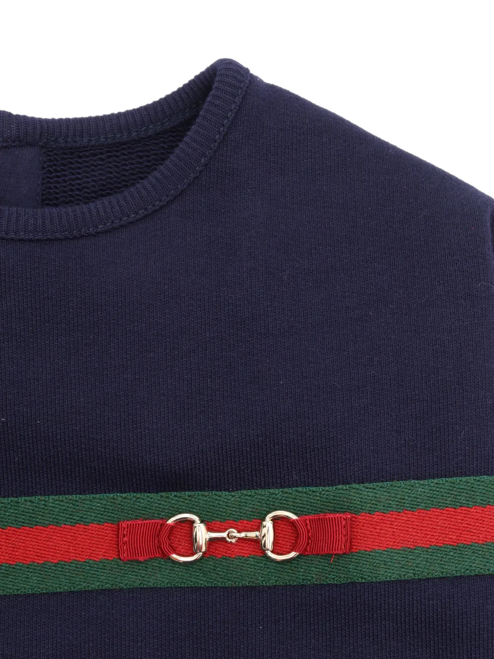 Gucci Kids Sweater met Web-print Blauw