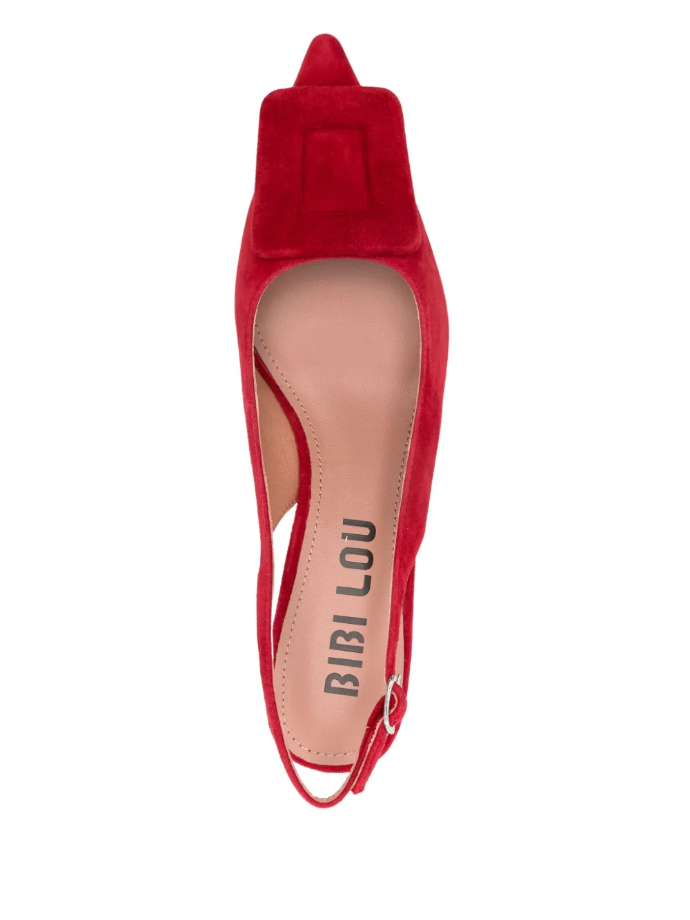 Bibi Lou 55mm suede pumps Red