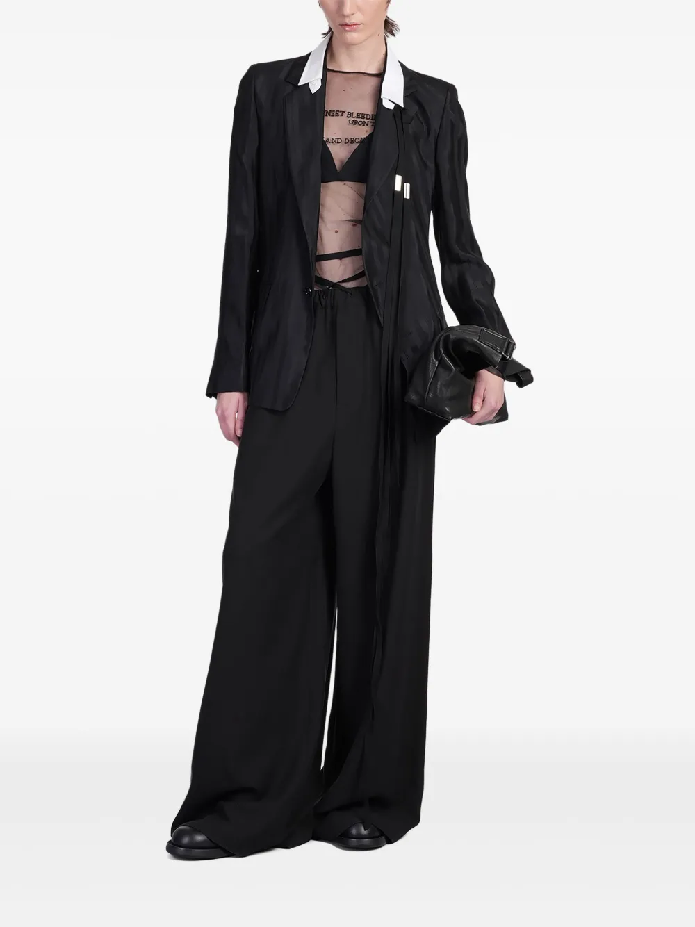 Ann Demeulemeester playera traslúcida | Playeras y jerséis | Image 2