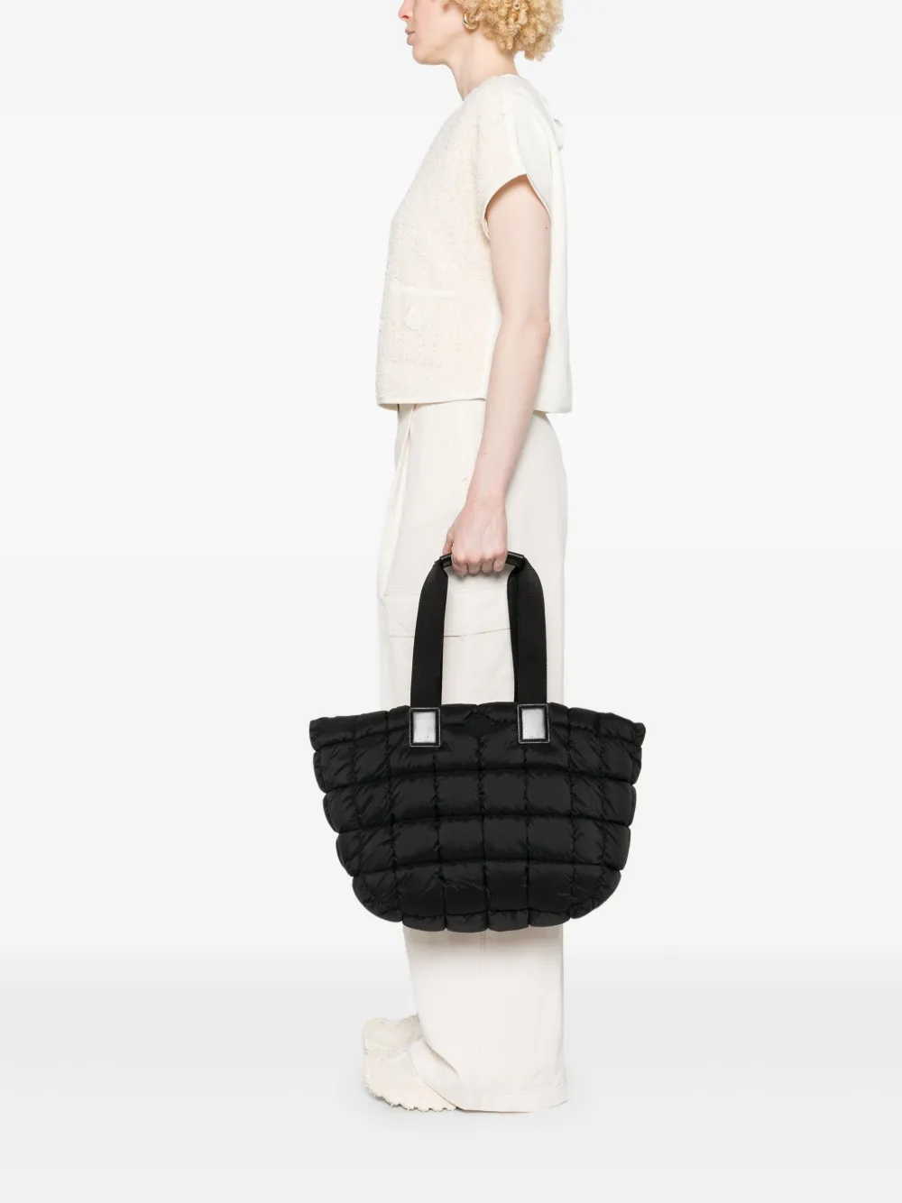 Moncler Caradoc waterafstotende shopper - Zwart