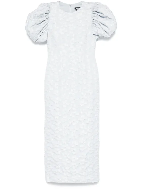 Robe en jacquard à coupe mi-longue - ROTATE BIRGER CHRISTENSEN - Modalova