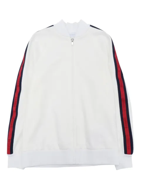 Gucci Kids Web Stripe-trim jacket