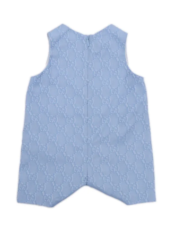 Double G-jacquard cotton dress