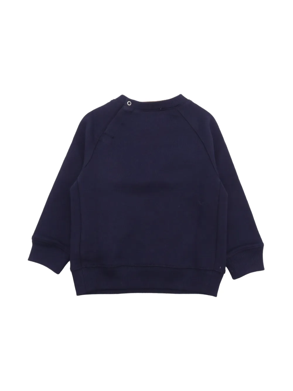 Gucci Kids Sweater met geborduurd logo Blauw