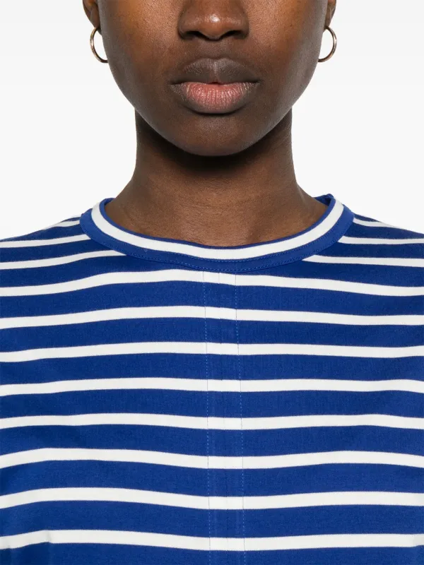 国内発送【Plan C】ストライプTシャツ ブルー Plan C ストライプ Tシャツ | ブルー | FARFETCH JP