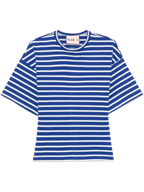 Plan C playera con motivo de rayas