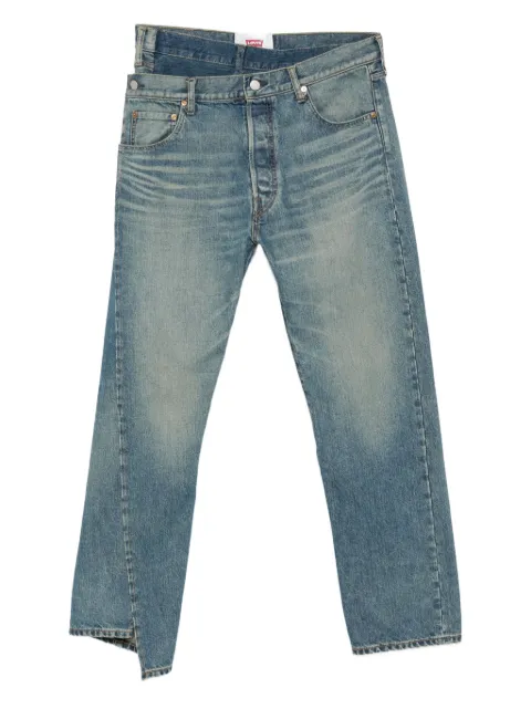 Comme Des Garçons asymmetric-hem jeans