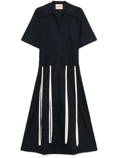 Plan C cotton midi dress