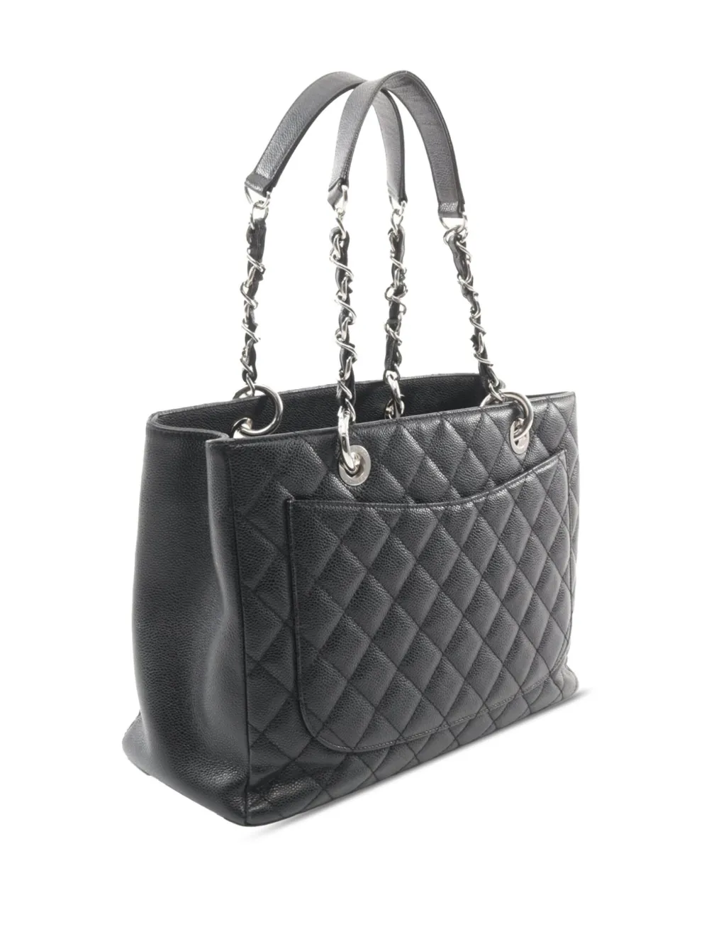 CHANEL Pre-Owned 2014 Caviar Grand Shopping shopper - Zwart