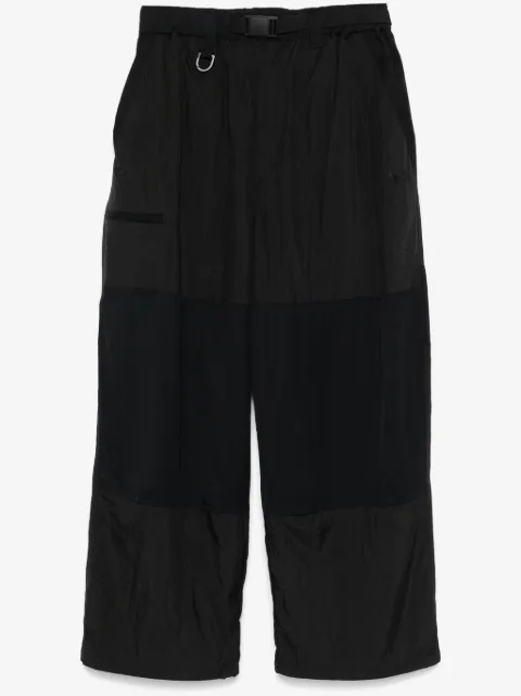 Y-3 pants anchos con logo estampado
