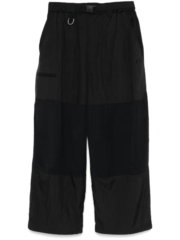 Y-3 ワイド トラックパンツ | ブラック | FARFETCH JP