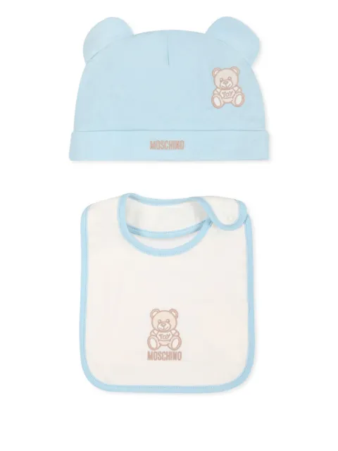 Moschino Kids Teddy Bear beanie set