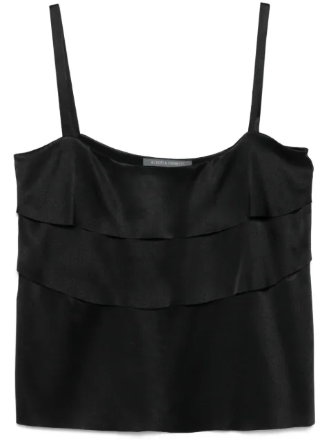 Alberta Ferretti ruffle-detail top