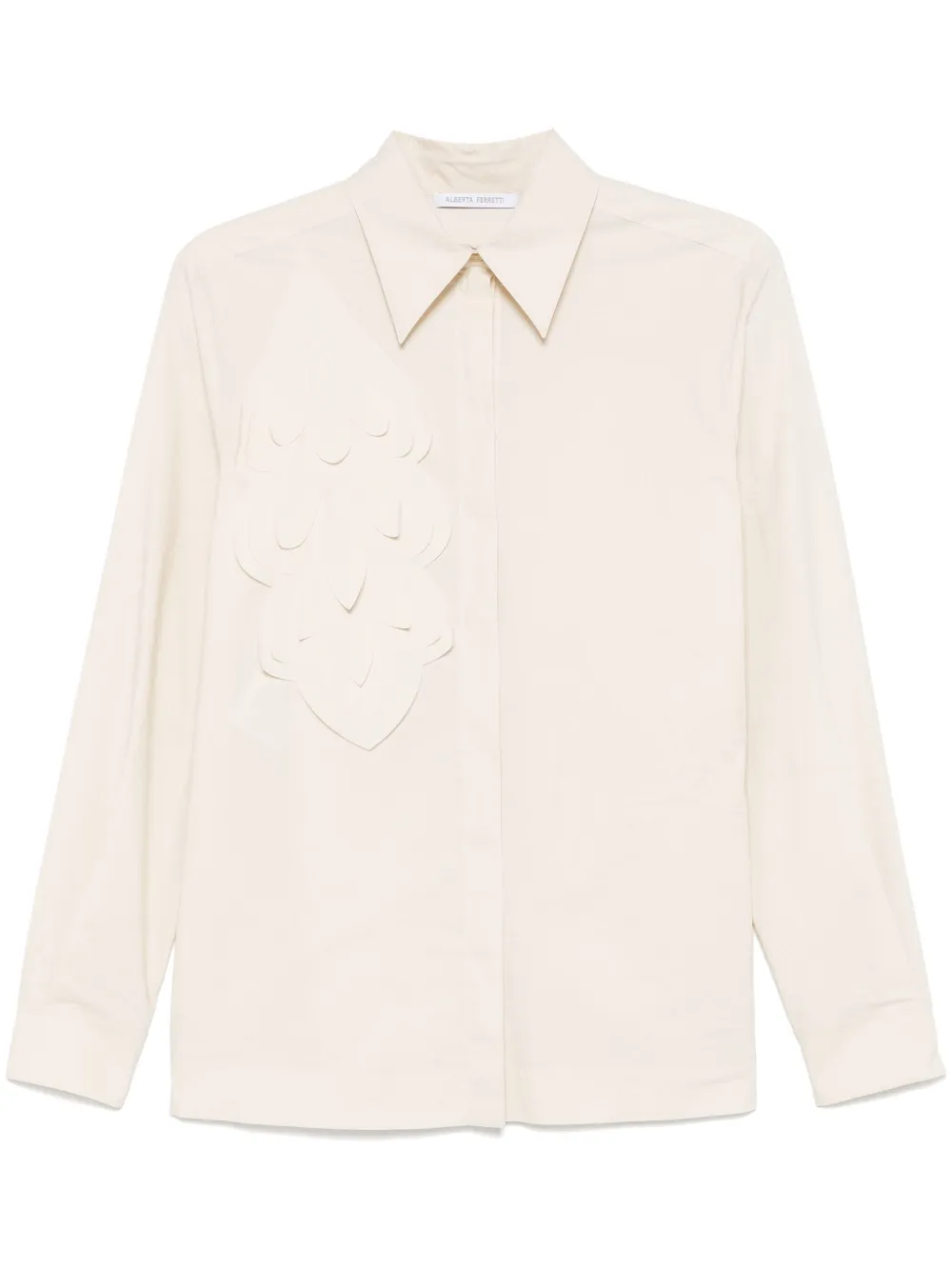 ALBERTA FERRETTI LASER CUT-DETAIL SHIRT