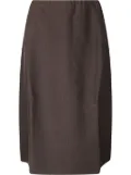 Boboutic textured midi skirt - Brown