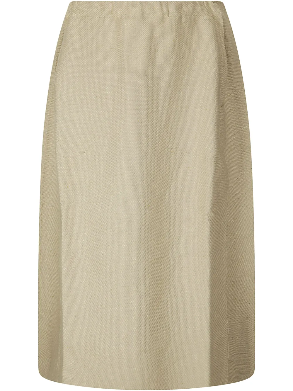 drawstring midi skirt