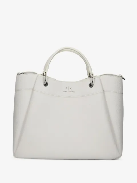 Armani Exchange tote con logo estampado