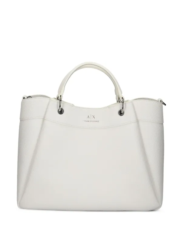Armani Exchange ロゴ トートバッグ | ホワイト | FARFETCH JP