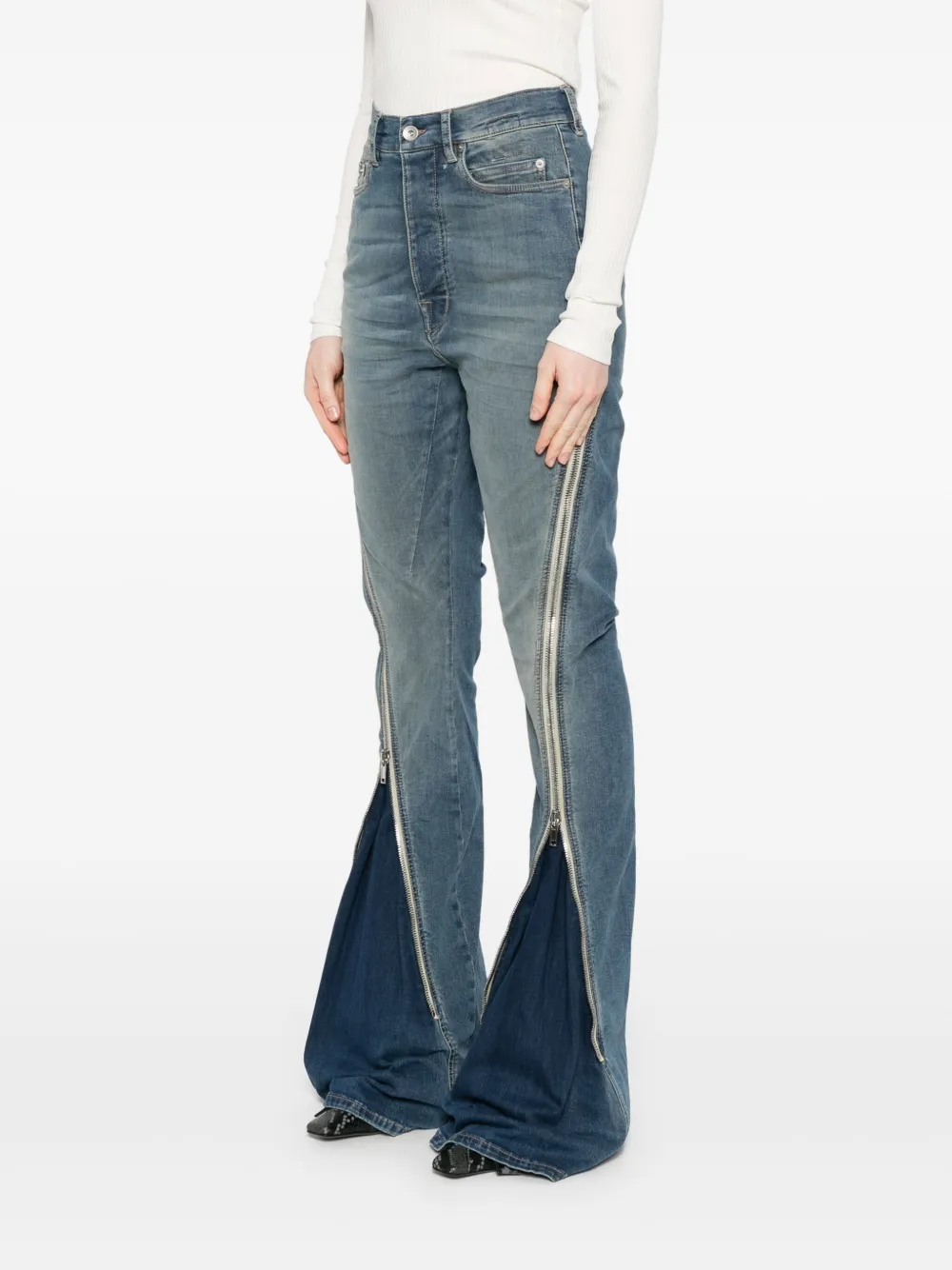 Rick Owens DRKSHDW Bolan Banana jeans Blauw