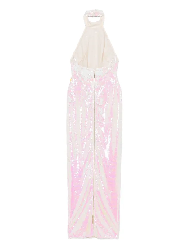 ruffle-detailing mini dress