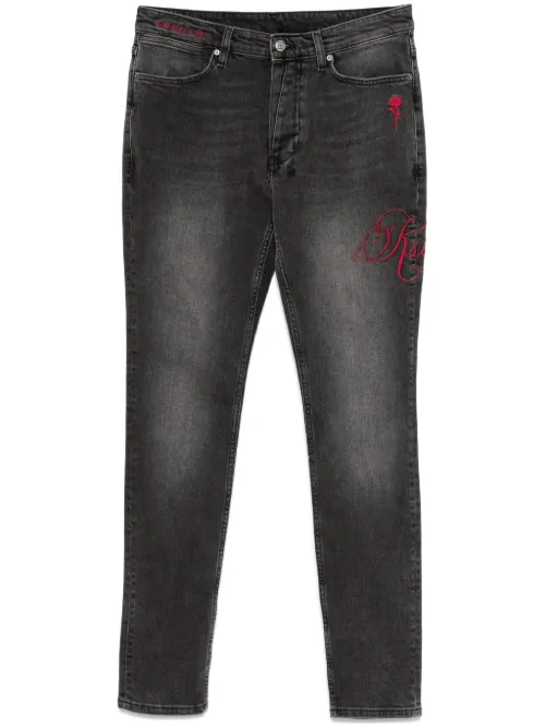 Jean skinny à effet usé - Ksubi - Modalova