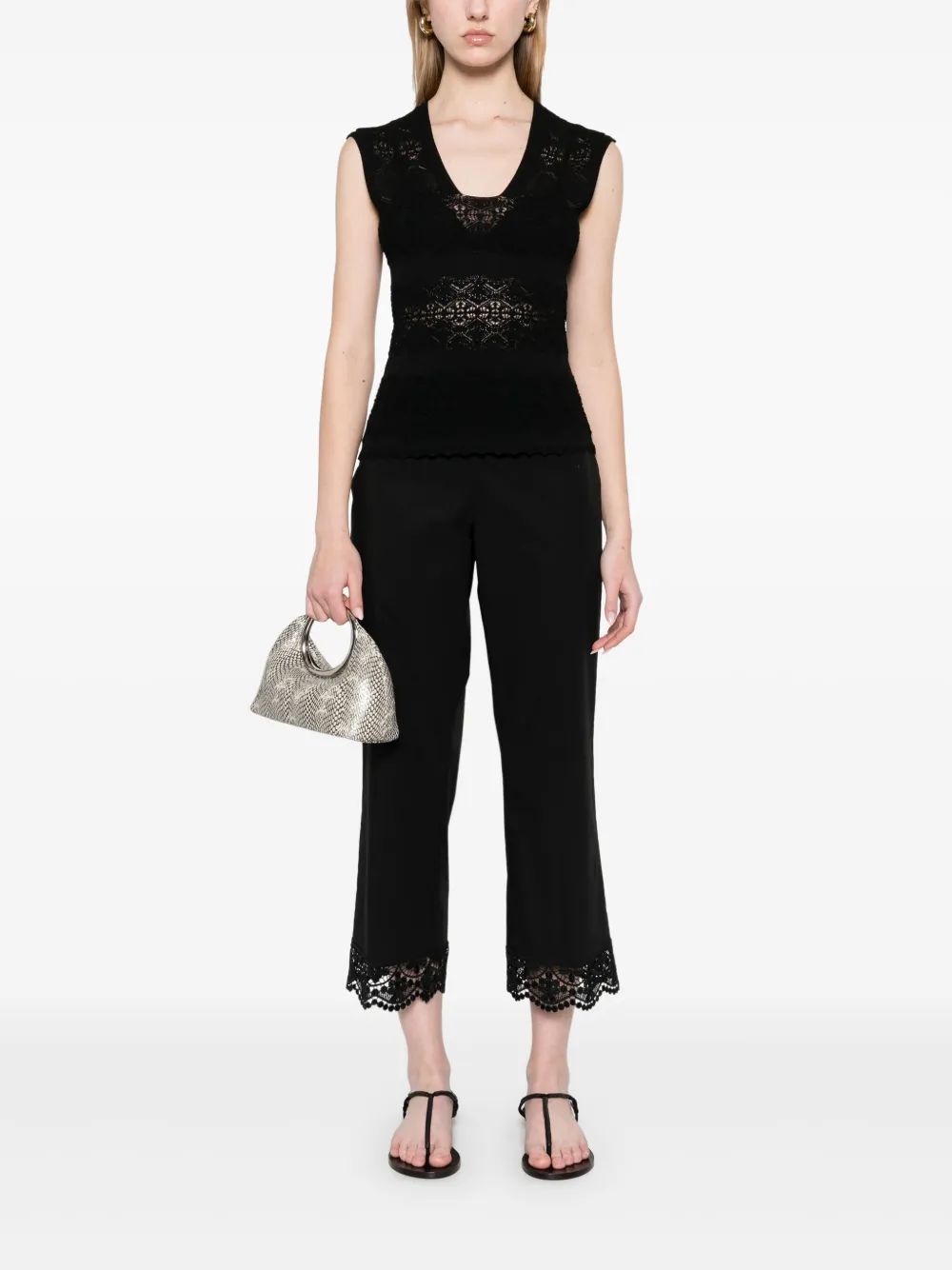 TWINSET pointelle-knit top | Vests & Tank Tops | Image 2