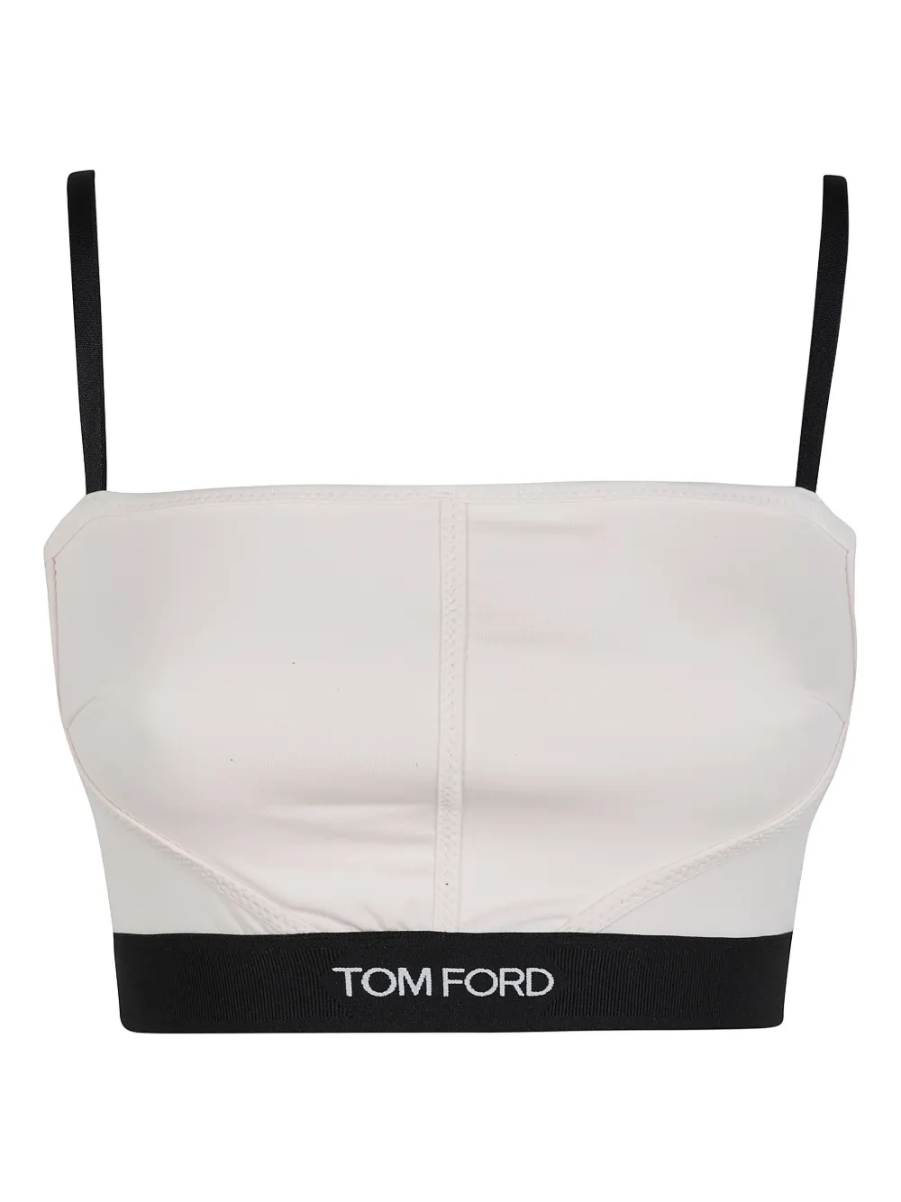 TOM FORD ロゴバンド ブラ - ホワイト TOM FORD ロゴバンド ブラ - ホワイト