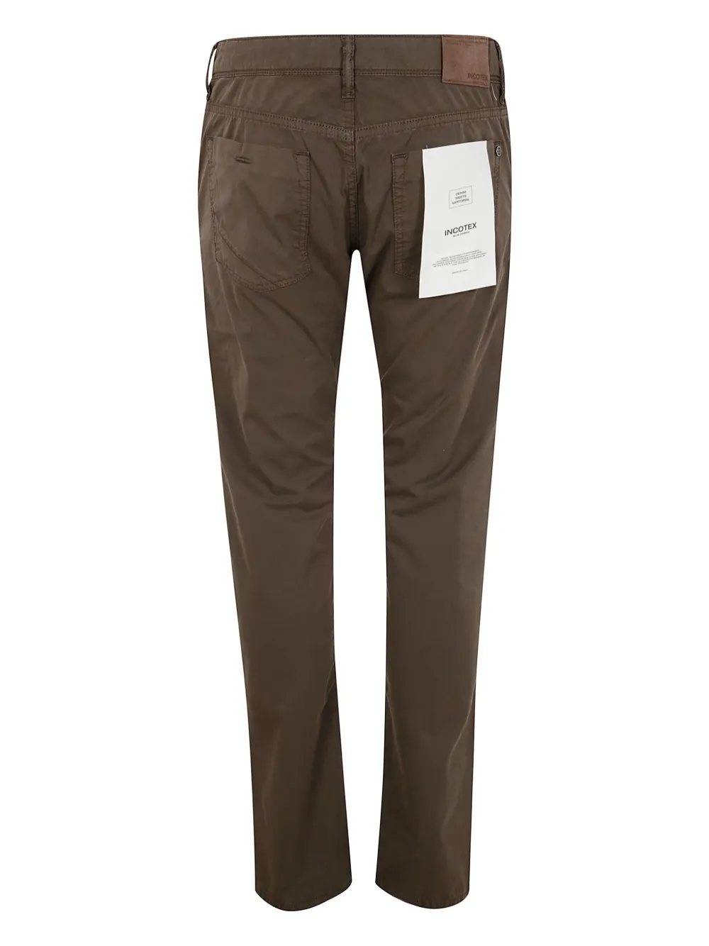 Incotex Straight broek - Bruin