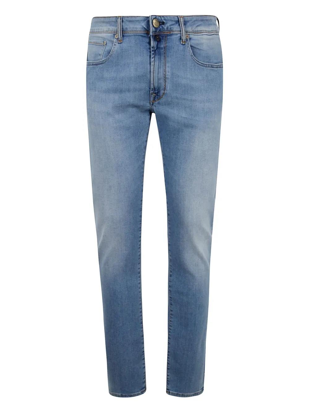 slim-cut jeans