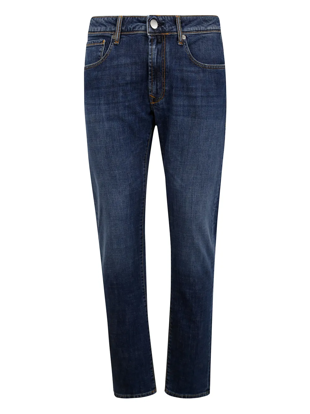 slim-cut jeans