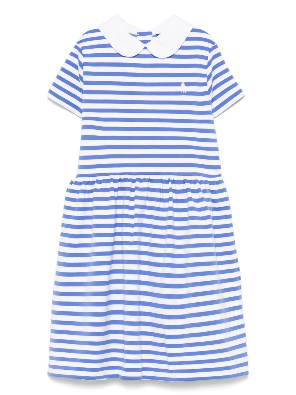 POLO RALPH LAUREN KIDS Gestreepte jurk Blauw