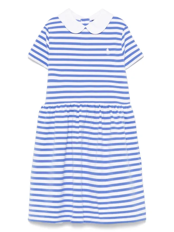 POLO RALPH LAUREN KIDS ストライプ ワンピース | ブルー | FARFETCH JP