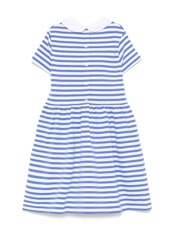 POLO RALPH LAUREN KIDS ストライプ ワンピース | ブルー | FARFETCH JP