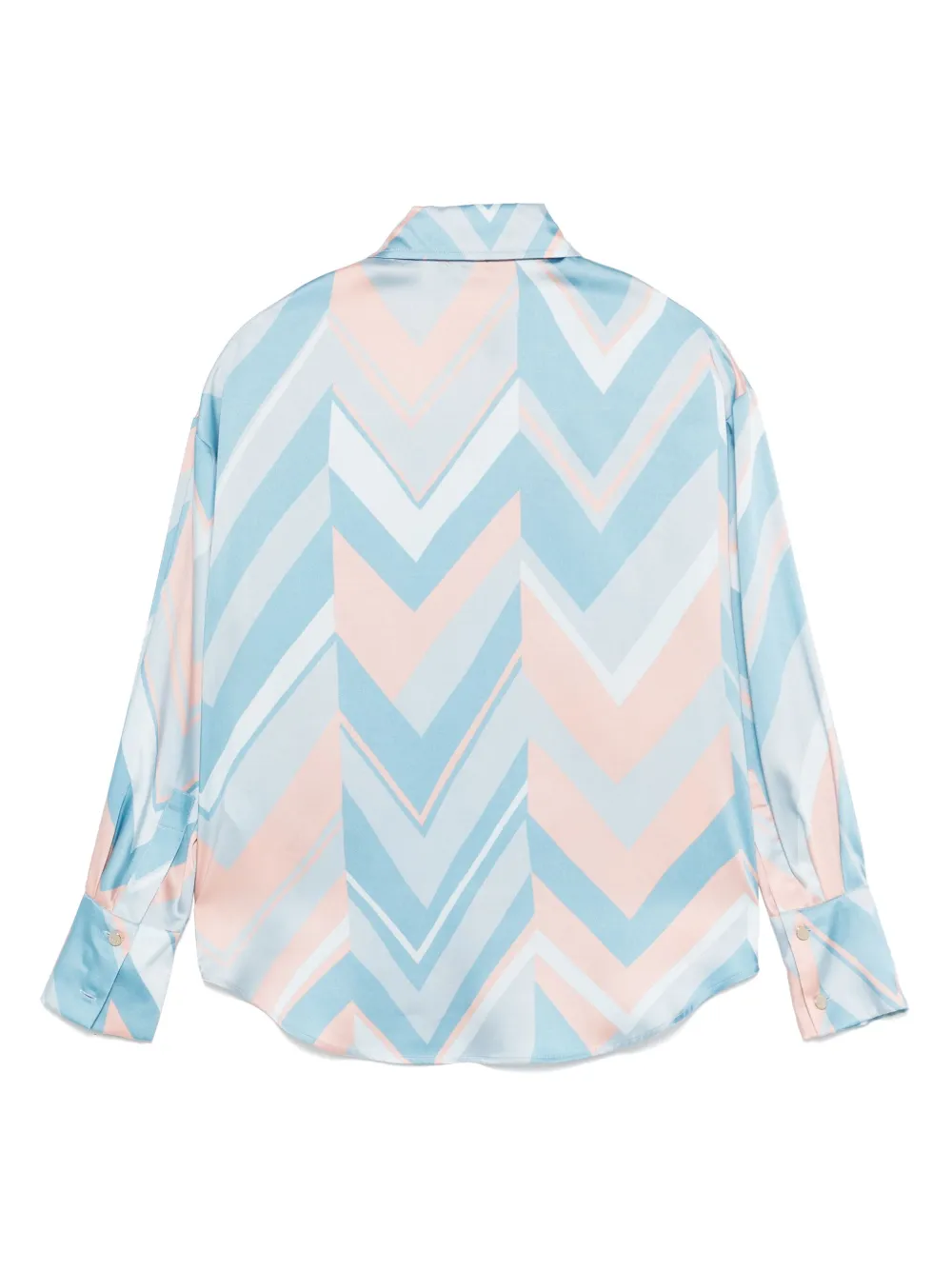 LIU JO Blouse met chevron print - Blauw