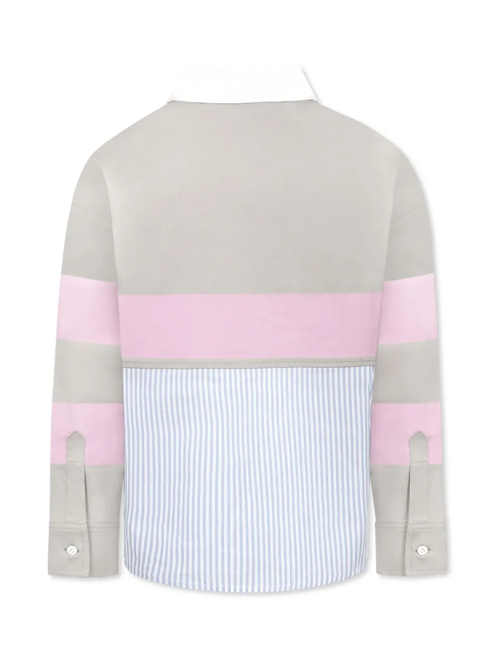 DSQUARED2 KIDS Poloshirt met colourblocking Bruin
