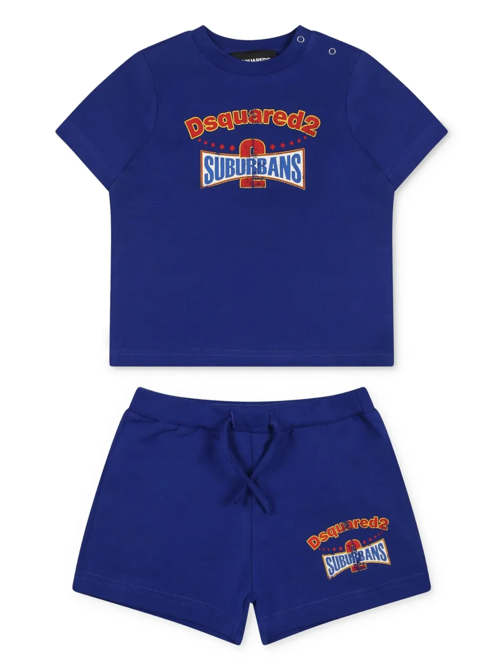 DSQUARED2 KIDS ショートスリーブ トラックスーツ - ブルー DSQUARED2 KIDS ショートスリーブ トラックスーツ - ブルー