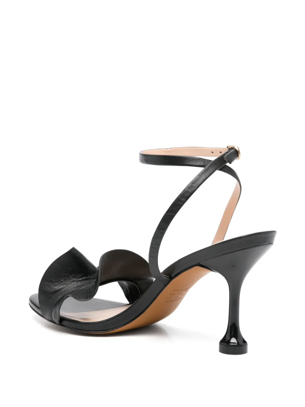 Guilhermina 90mm leather sandals |BLACK