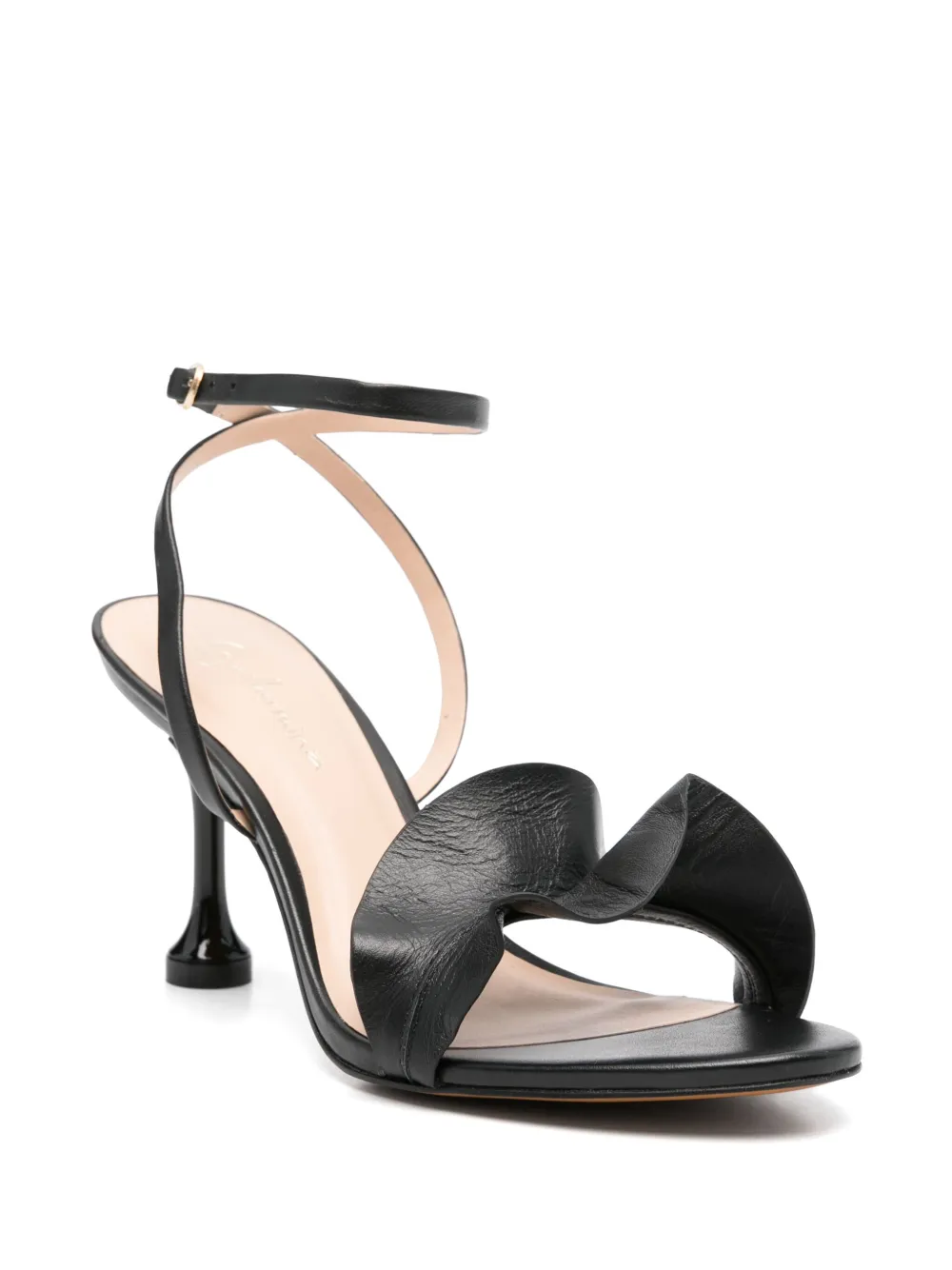 Guilhermina 90mm leather sandals |BLACK