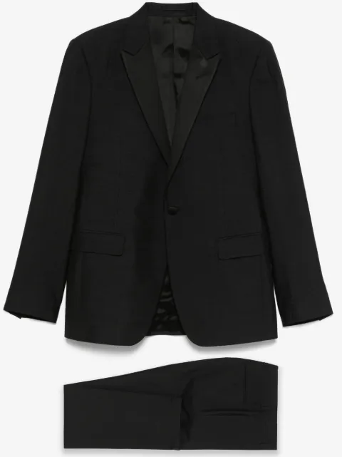 Lardini satin-lapels suit
