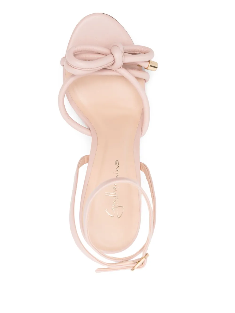 Guilhermina 105mm leather sandals Pink
