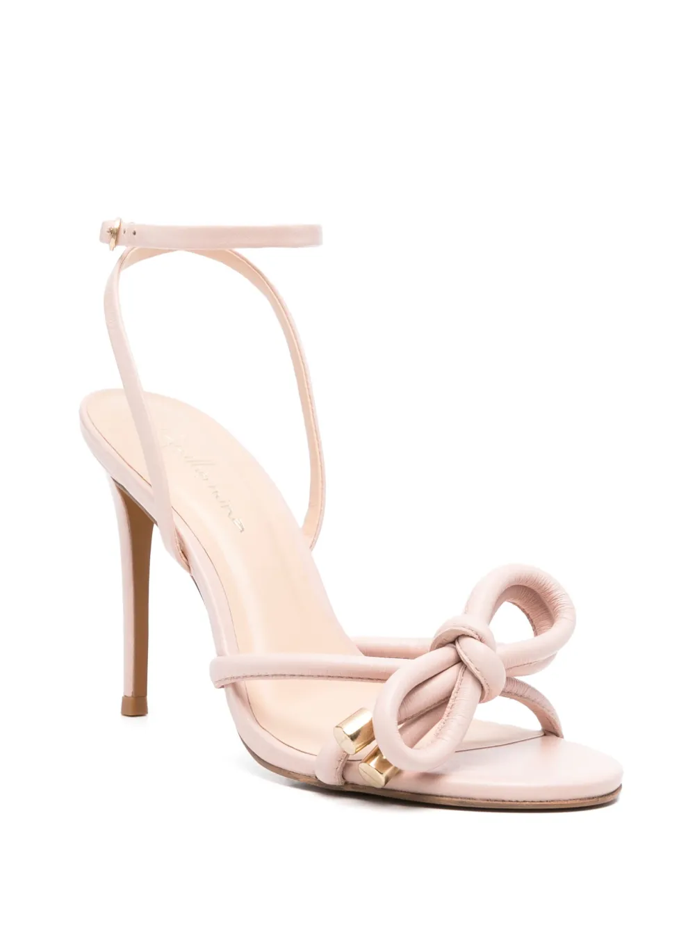 Guilhermina 105mm leather sandals Pink